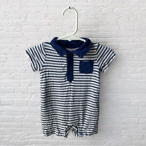 Truly Scrumptious // Bamboo Striped Baby Romper